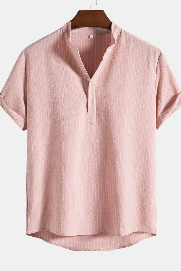 Man striped Henley Shirts
