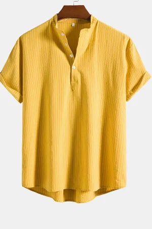 Man striped Henley Shirts