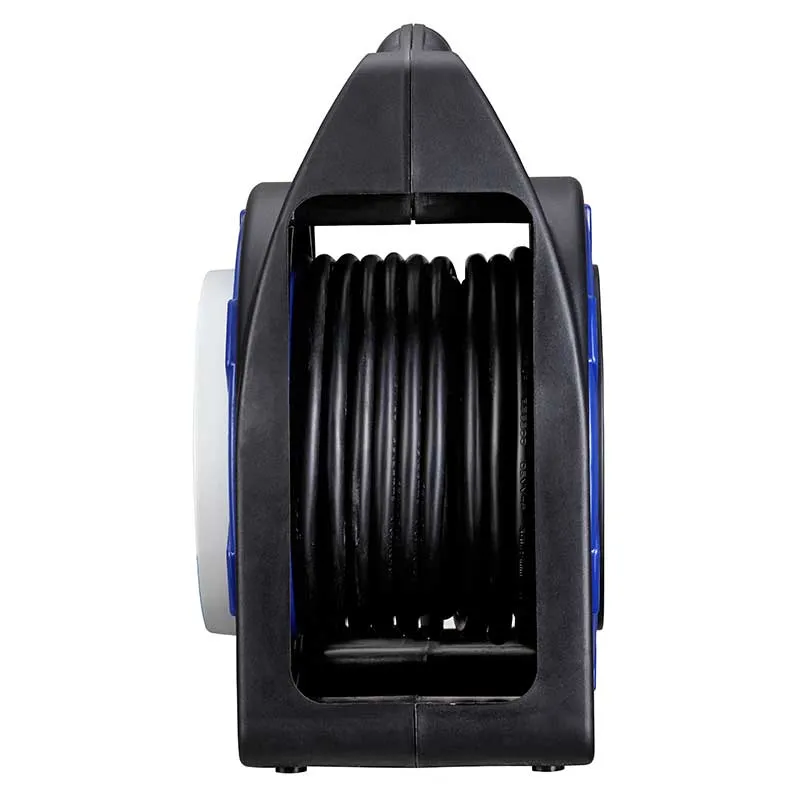 Masterplug HST1513/4BL 4 Socket 15m 13A Case Reel - Blue