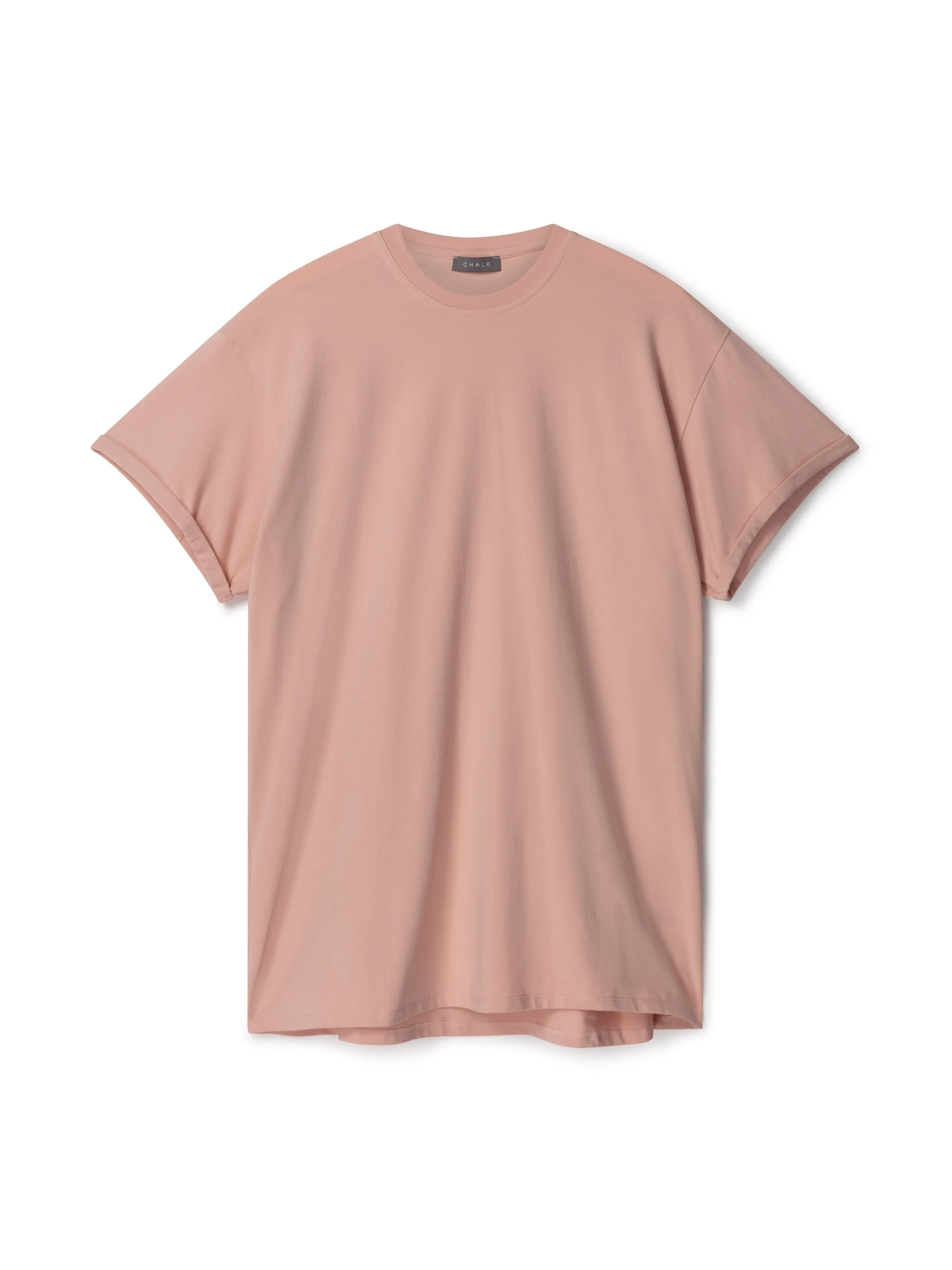 May T-Shirt in Dusky Pink with script