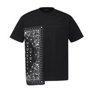 MCM Men's Bandana T-Shirt in Organic Cotton