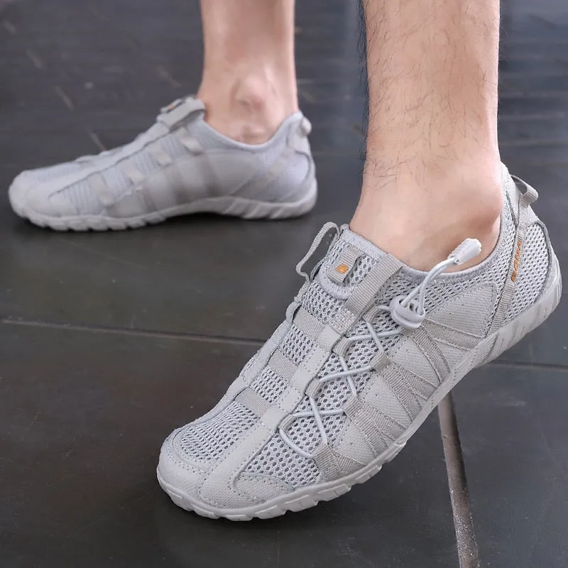 Men Casual Shoes Lace Up Mesh Outdoor