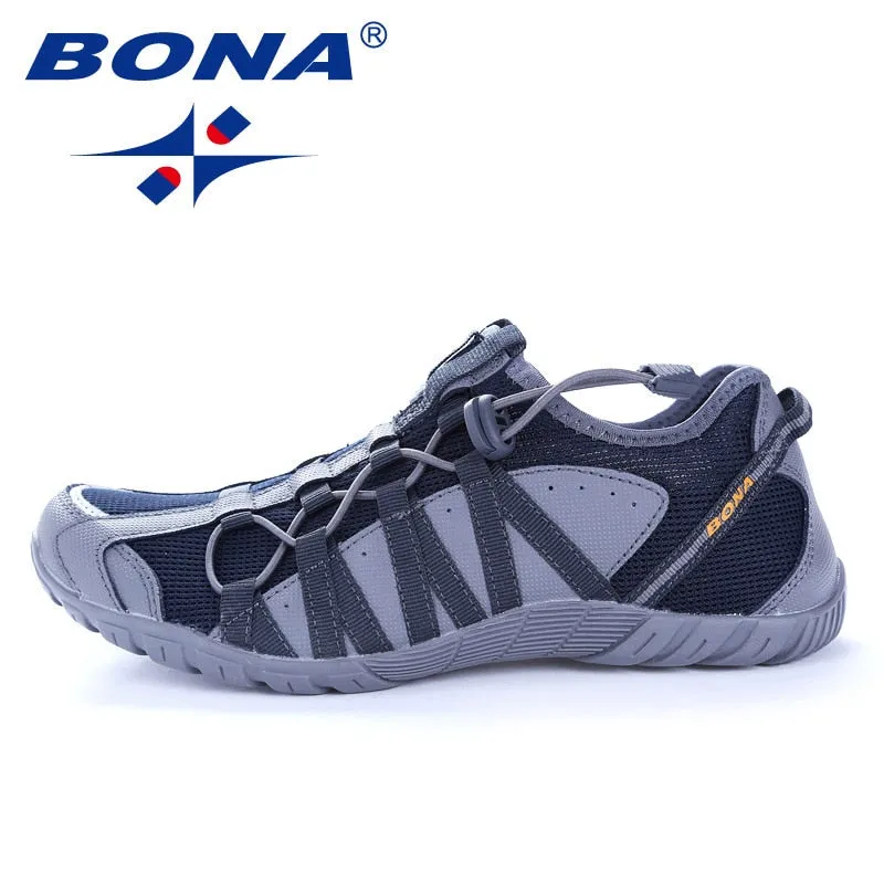 Men Casual Shoes Lace Up Mesh Outdoor