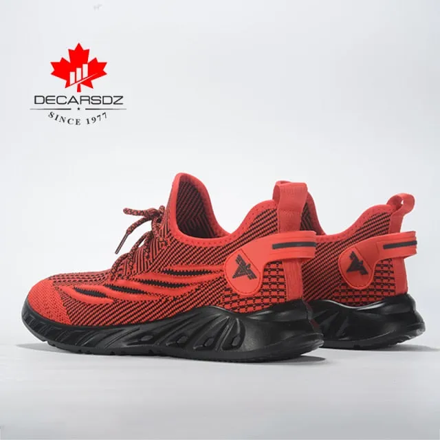 Men Shoes Comfy Design Mesh Breathable Sneakers Running Sports Shoes