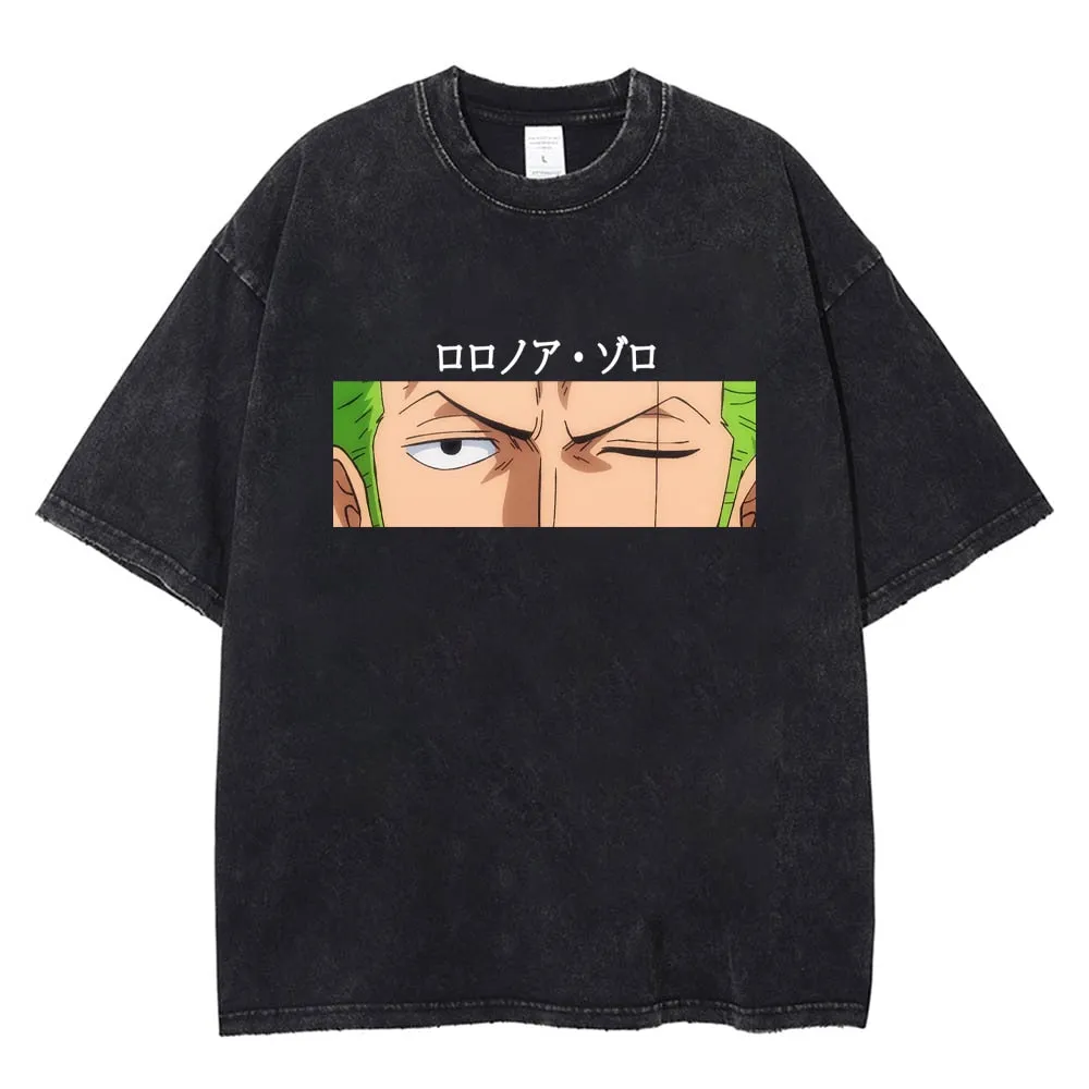 Men T-Shirts Anime Print Streetwear