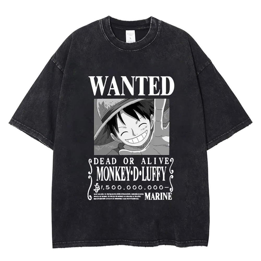 Men T-Shirts Anime Print Streetwear