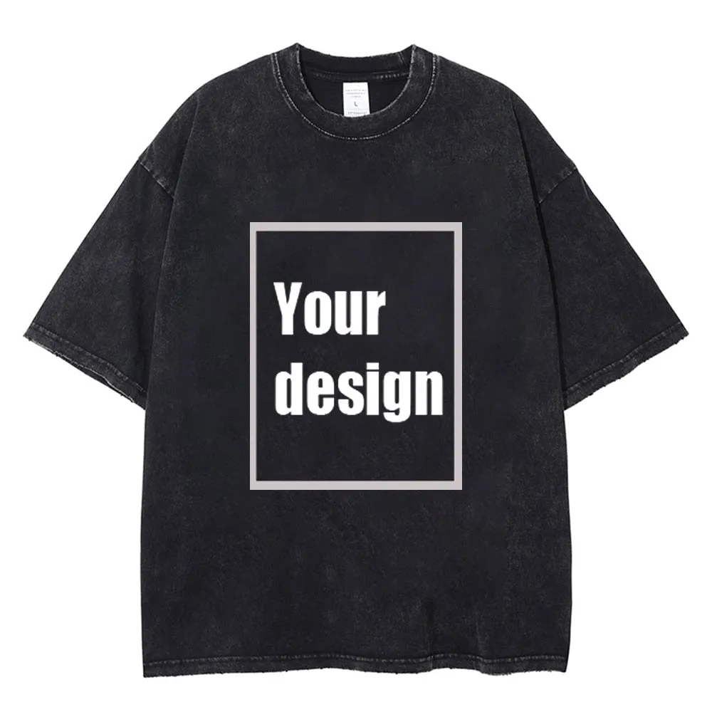 Men T-Shirts Anime Print Streetwear