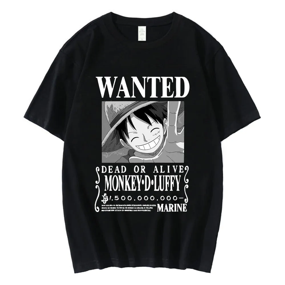 Men T-Shirts Anime Print Streetwear