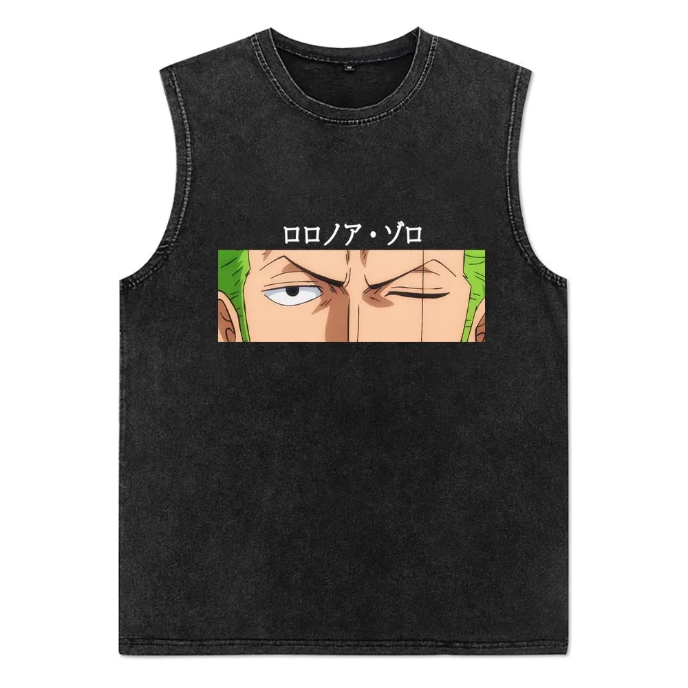 Men T-Shirts Anime Print Streetwear