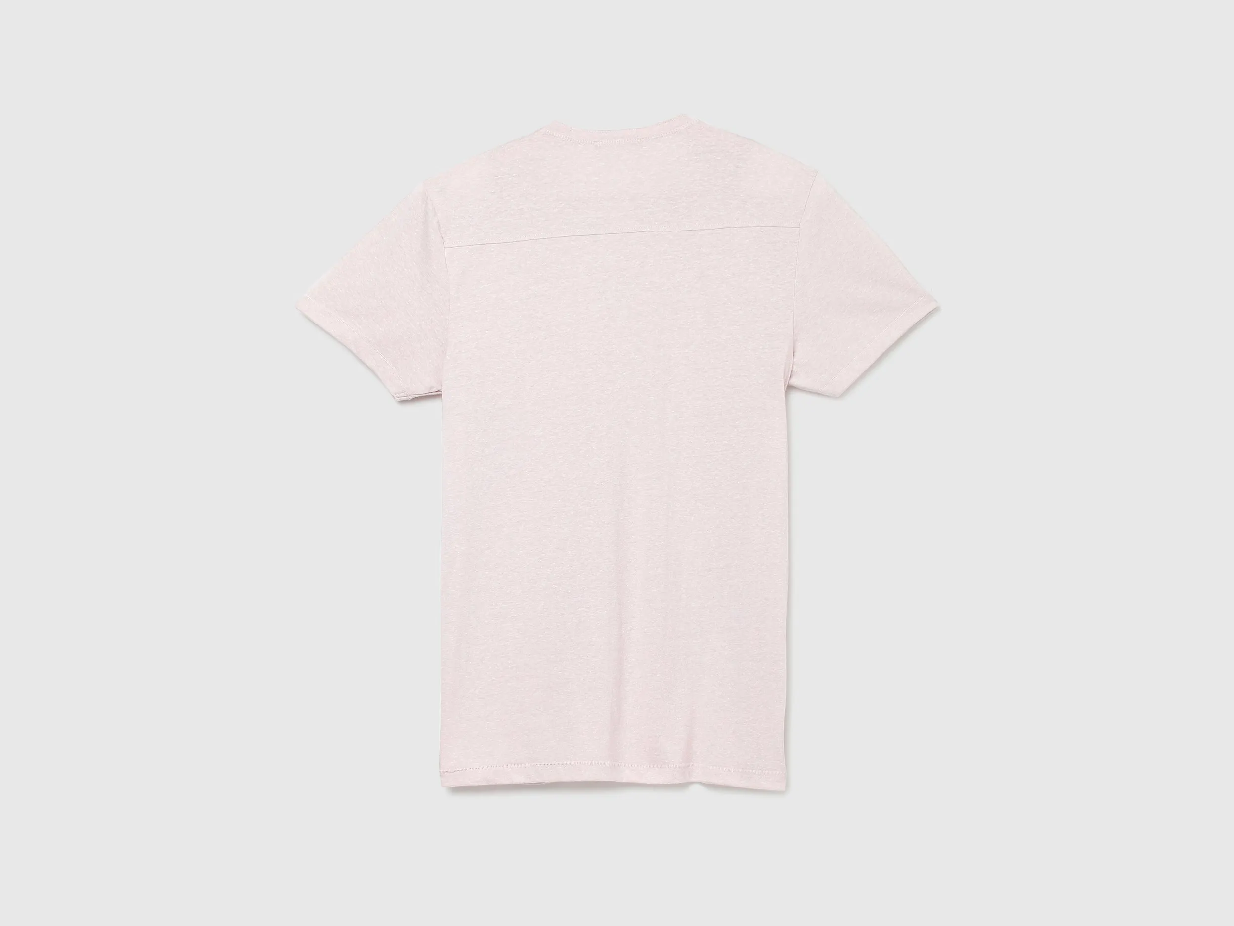 Men Textured V-Neck T-Shirt