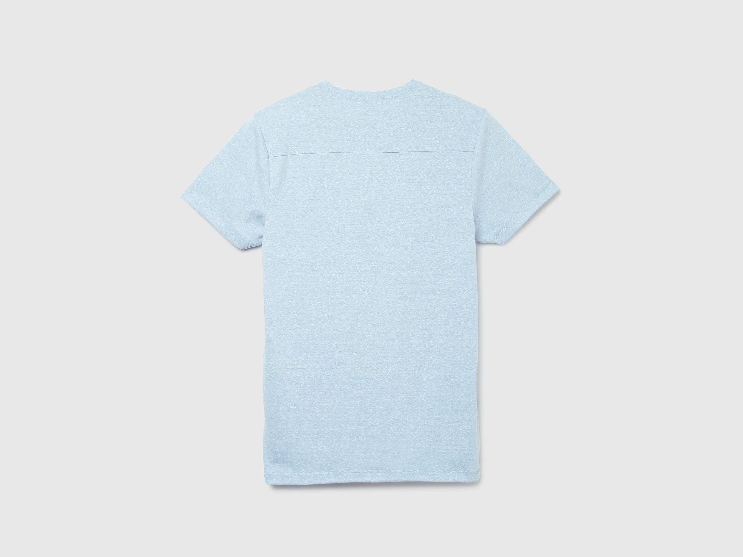 Men Textured V-Neck T-Shirt