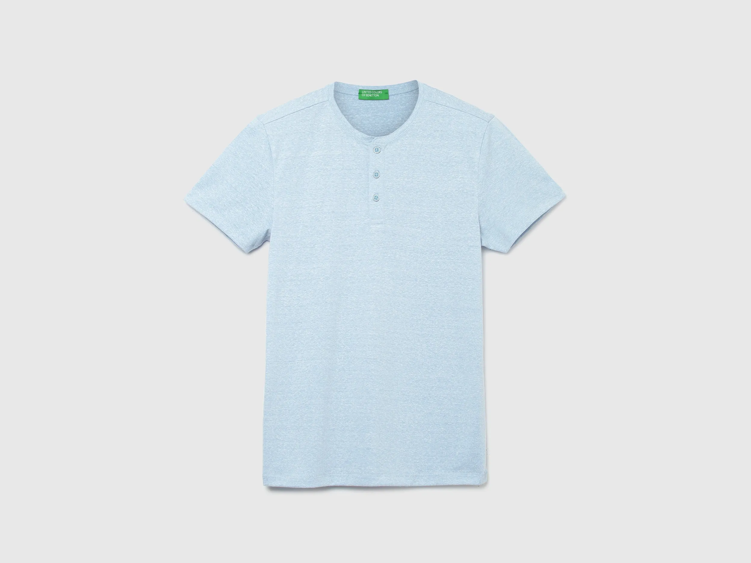 Men Textured V-Neck T-Shirt