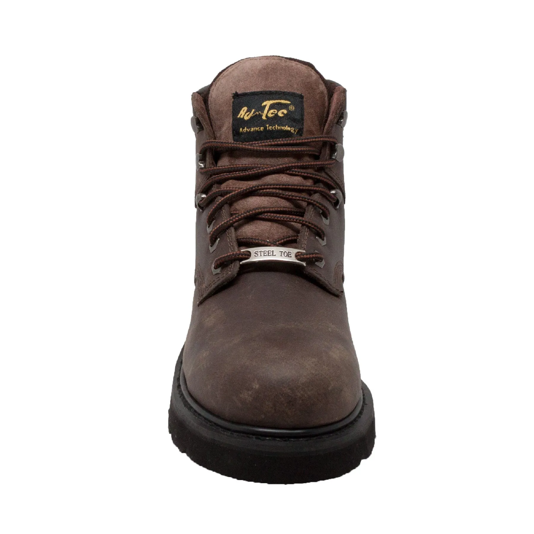 Men's 6" Steel Toe Work Boot Brown - 9328