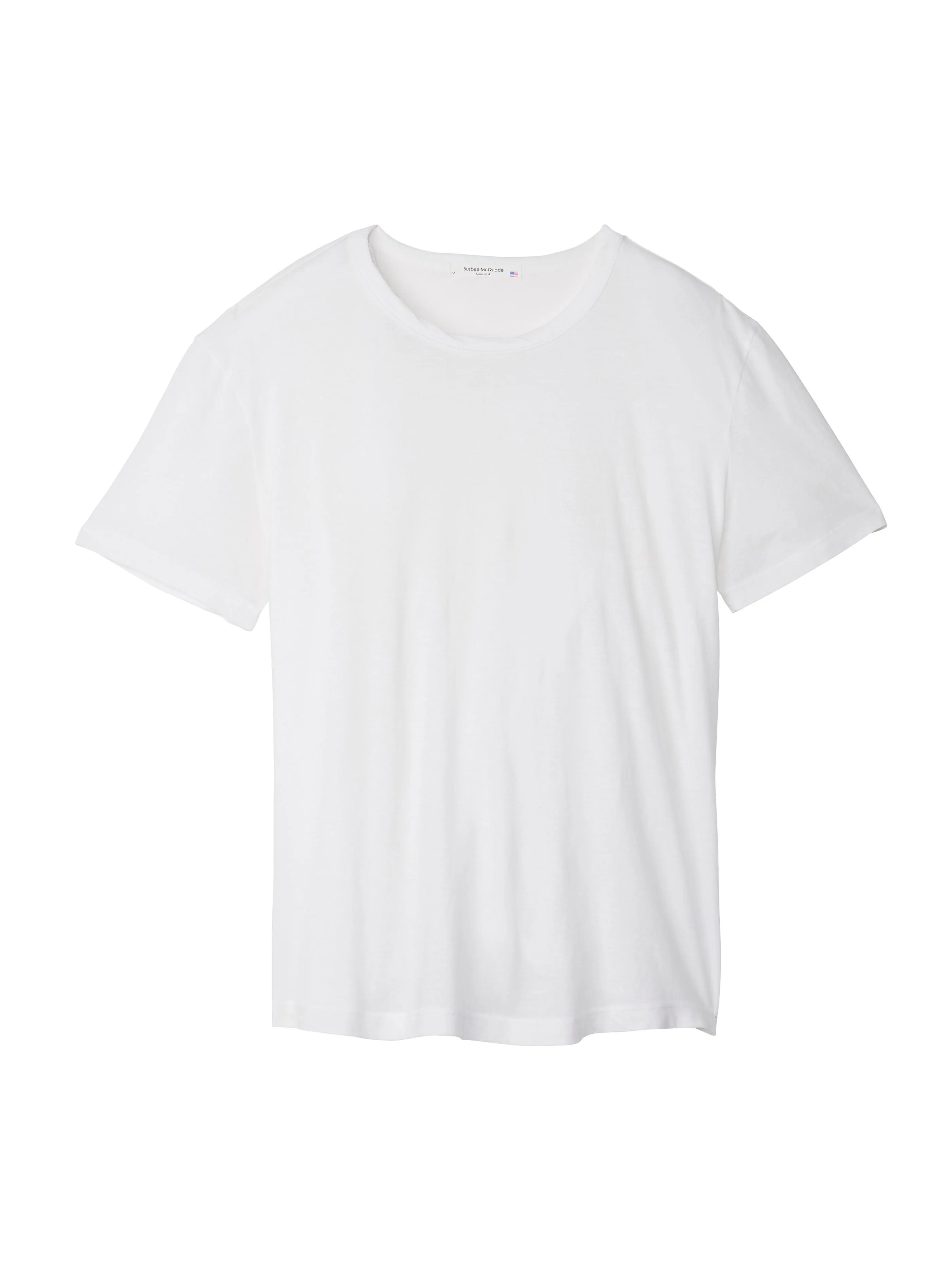 men’s cotton cashmere tee - white