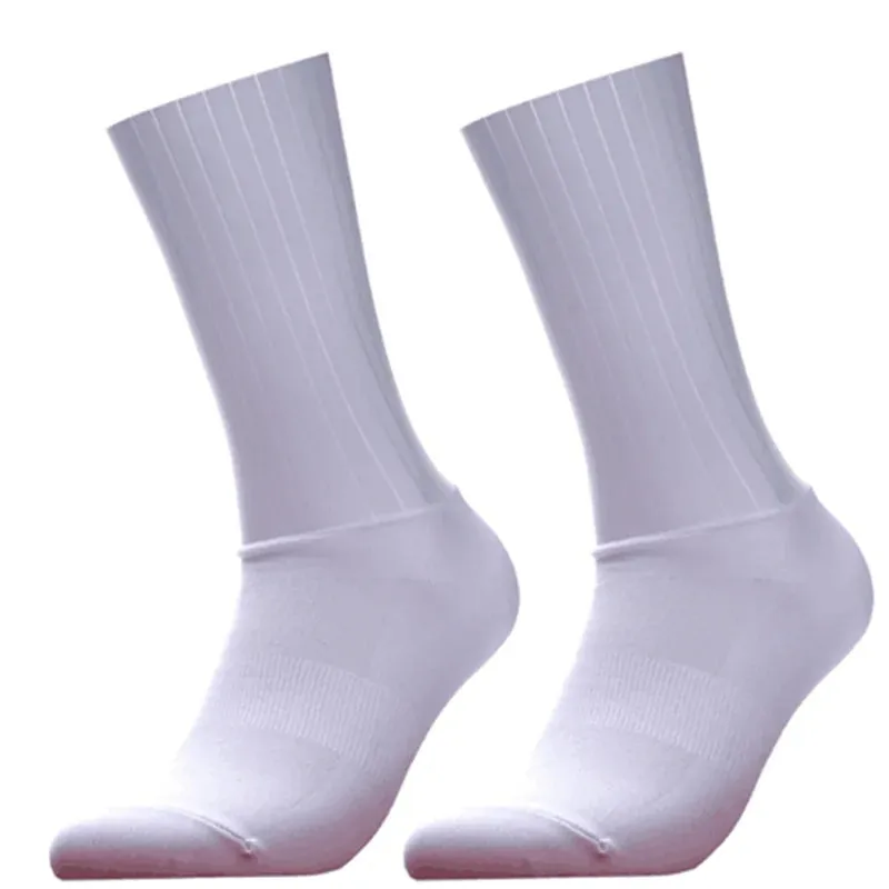 Men's Knee-High Anti-Slip Silicone Aero Cycling Socks