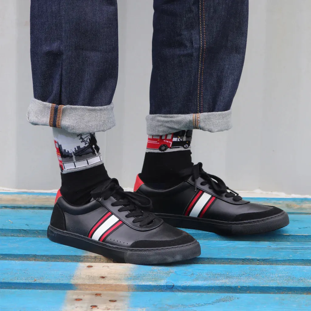 Men's London Scene Cotton Socks