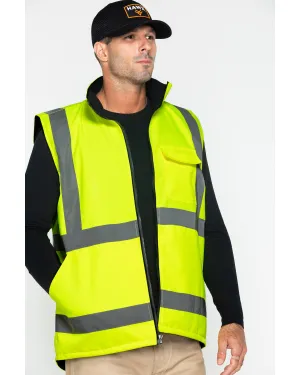 Men's Reversible Reflective Work Vest