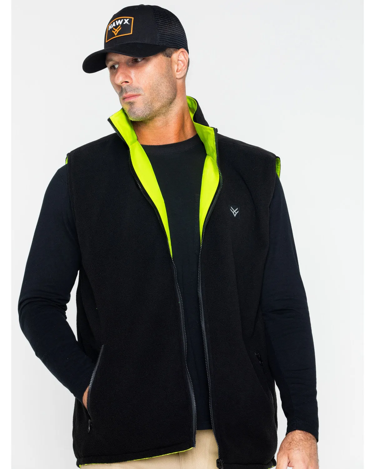 Men's Reversible Reflective Work Vest