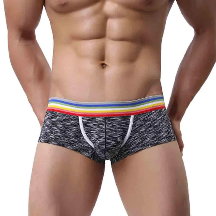 Men's Sexy Underpants Low-waist High Fork Pure Cotton Sexy Plus Size