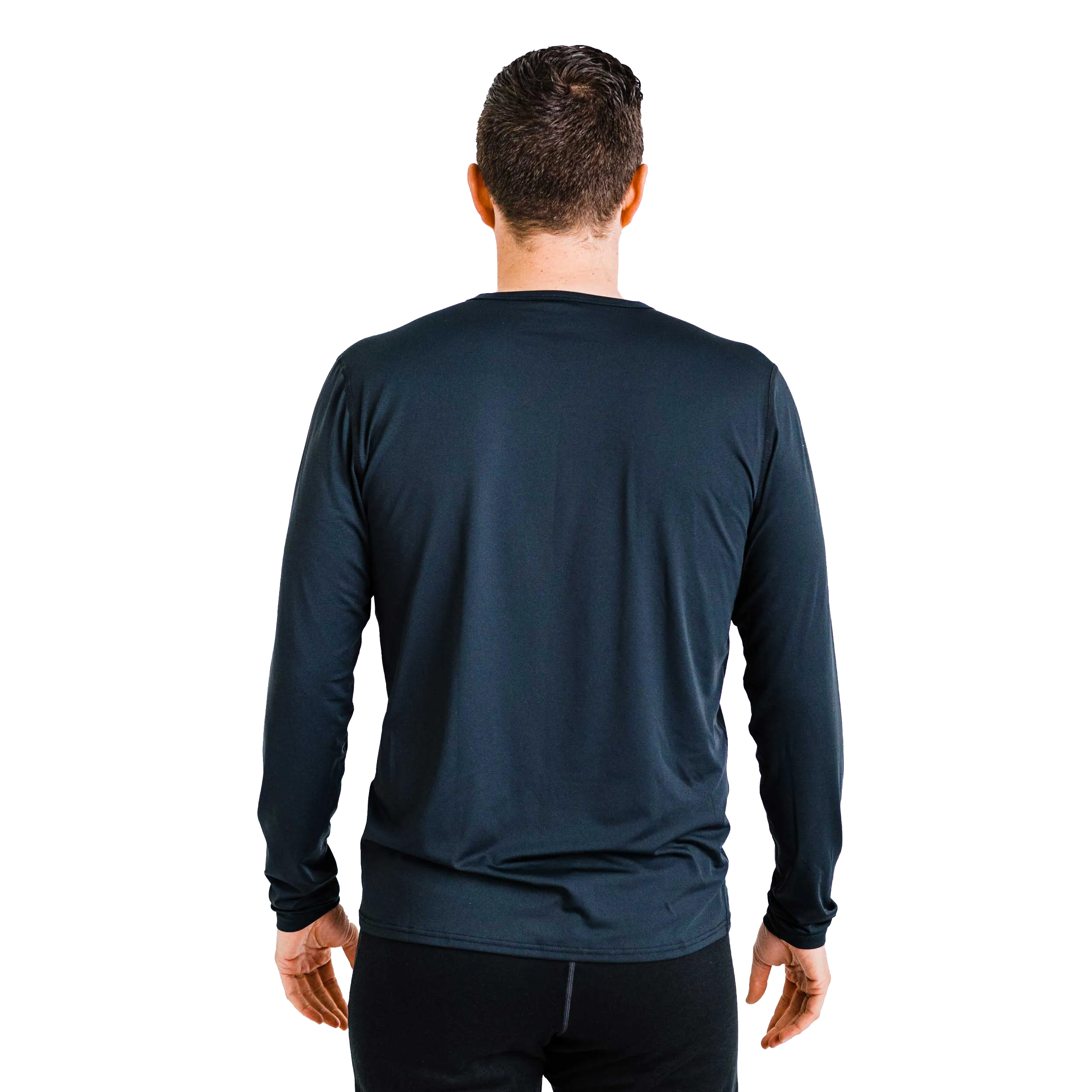 Men's Single Layer Crewneck - Black