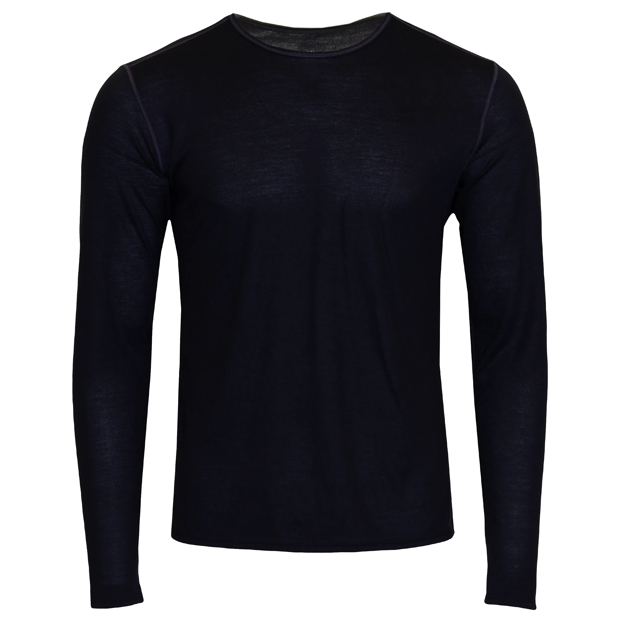 Men's Single Layer Crewneck - Black