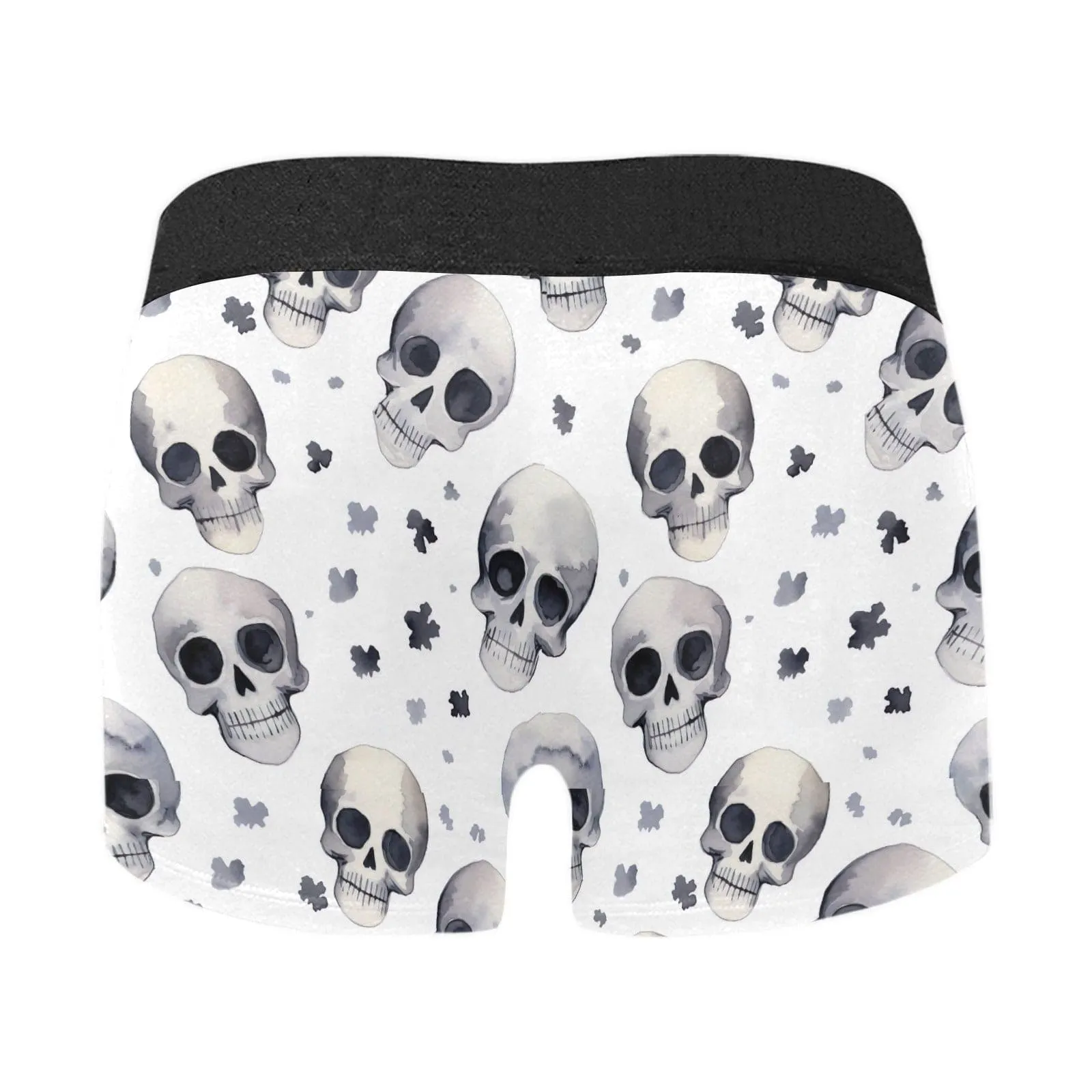 Men's Skulls Boxer Briefs With Comfortable Waistband