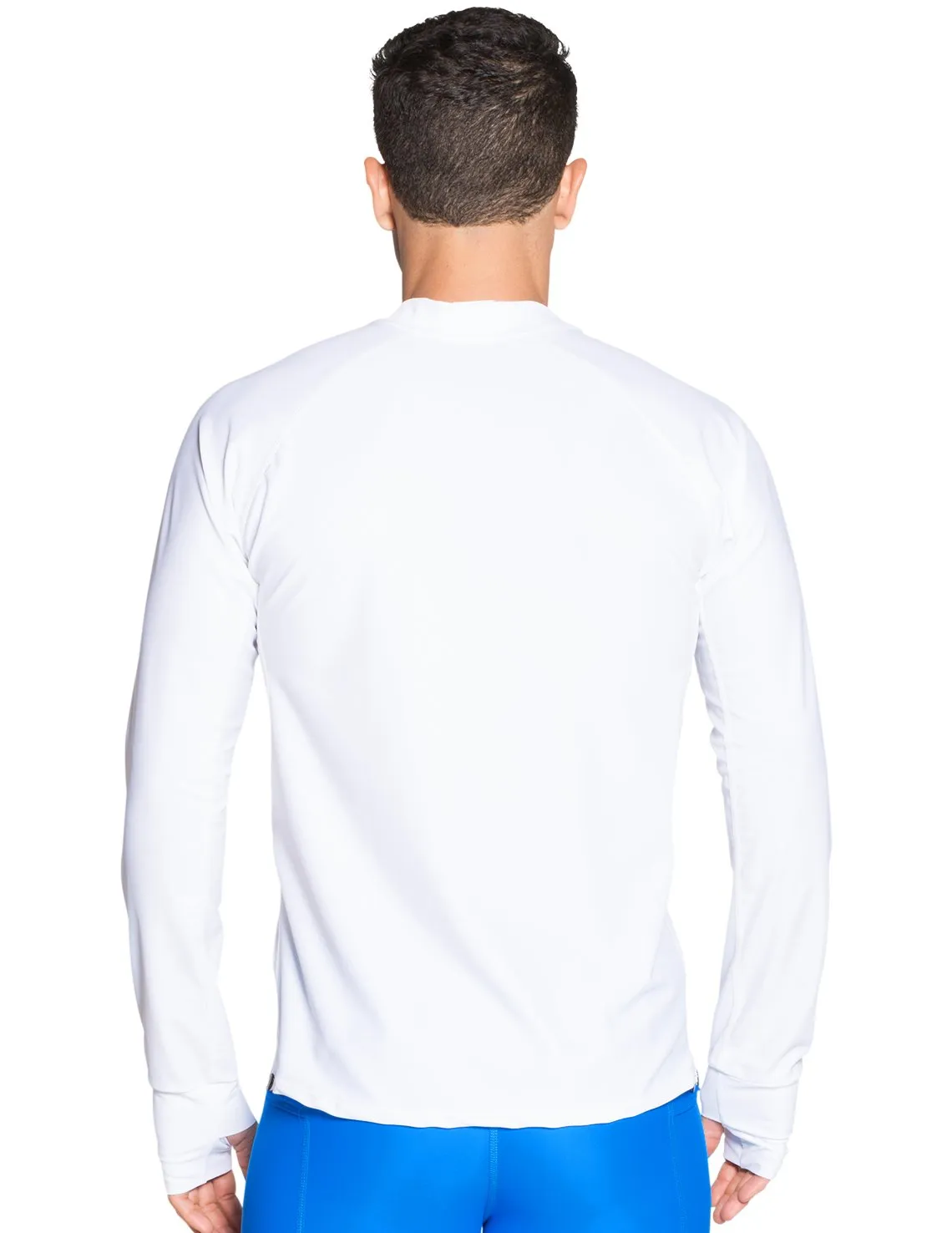 Men's Snorkel Caribbean Fish ID Rash Guard - White