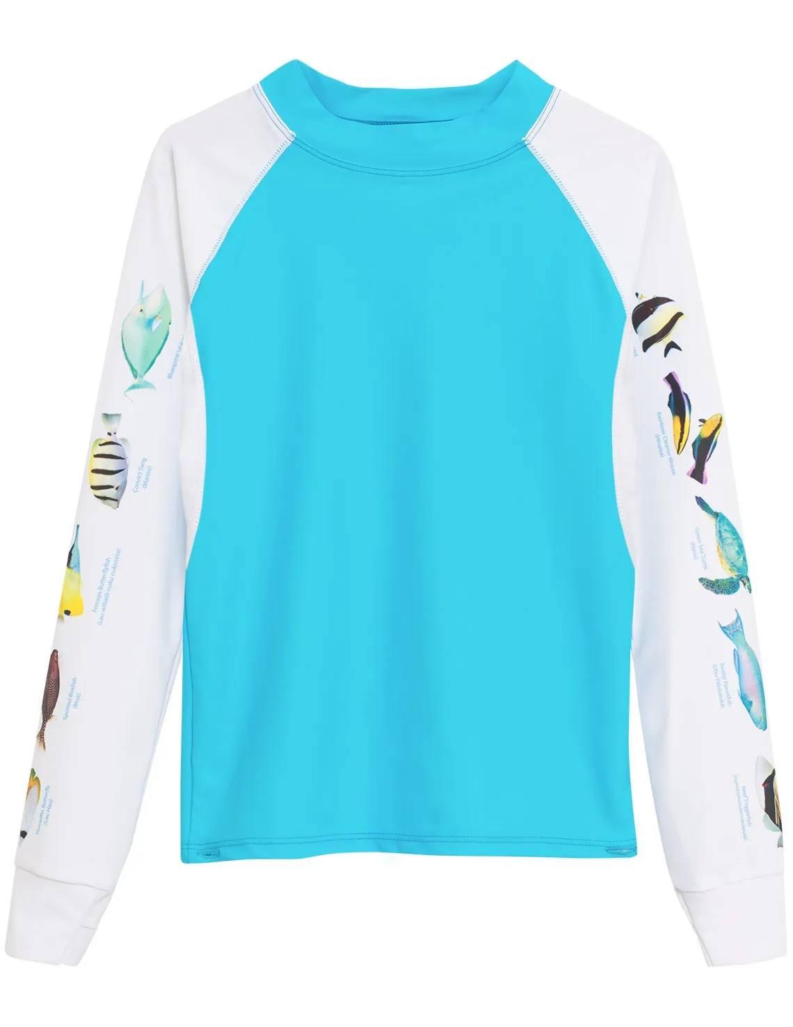 Men's Snorkel Hawaii Fish ID Rash Guard - Hawaii