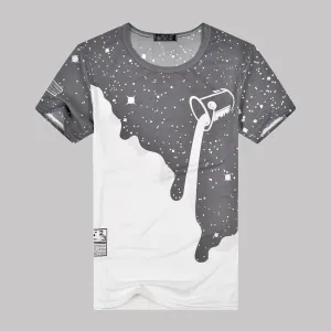 Men's Street Paint Short Sleeve Shirt