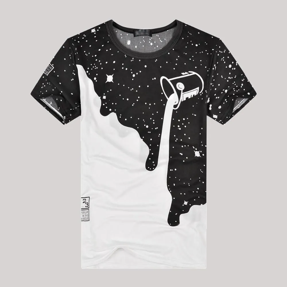 Men's Street Paint Short Sleeve Shirt