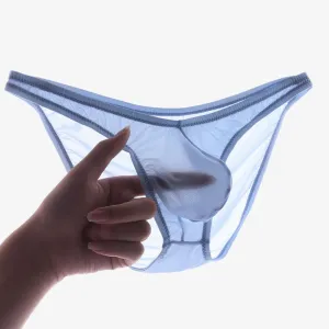 Men's Ultra Thin Mesh Ice Silk Briefs Up to Size XXL (5-Pack) JEWYEE 023RSJ