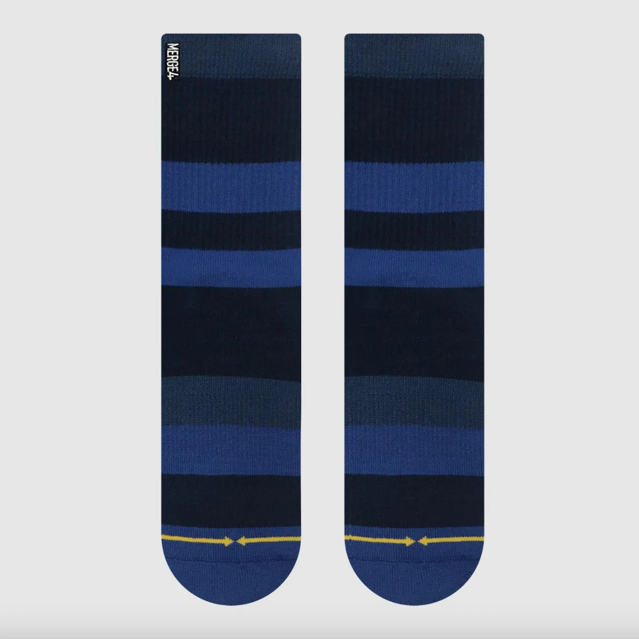 Merge4 Spidey Midnight Stripe Low Crew Bamboo Socks