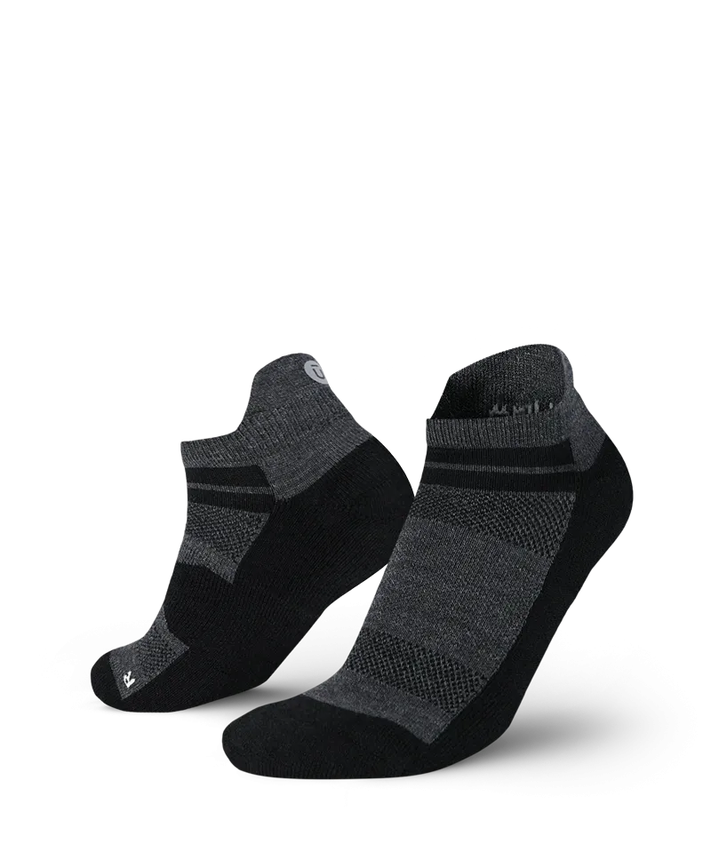 Merino Ankle Socks Smoke