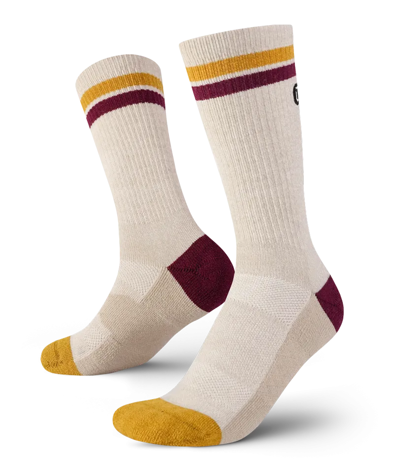 Merino Crew Socks Sand