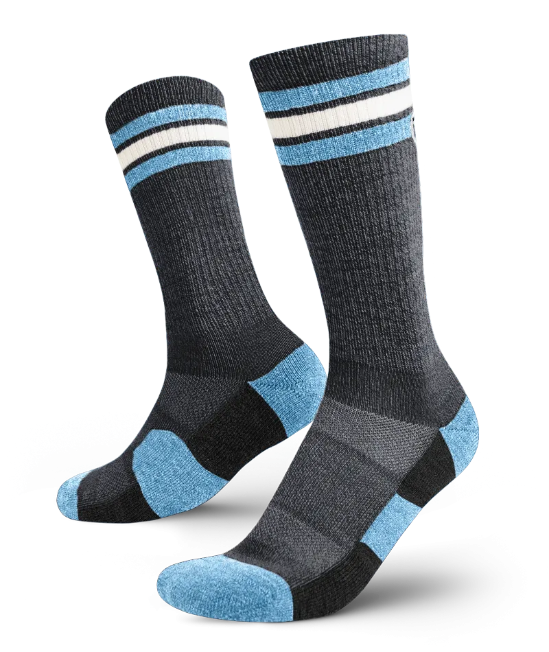 Merino Crew Socks Slate