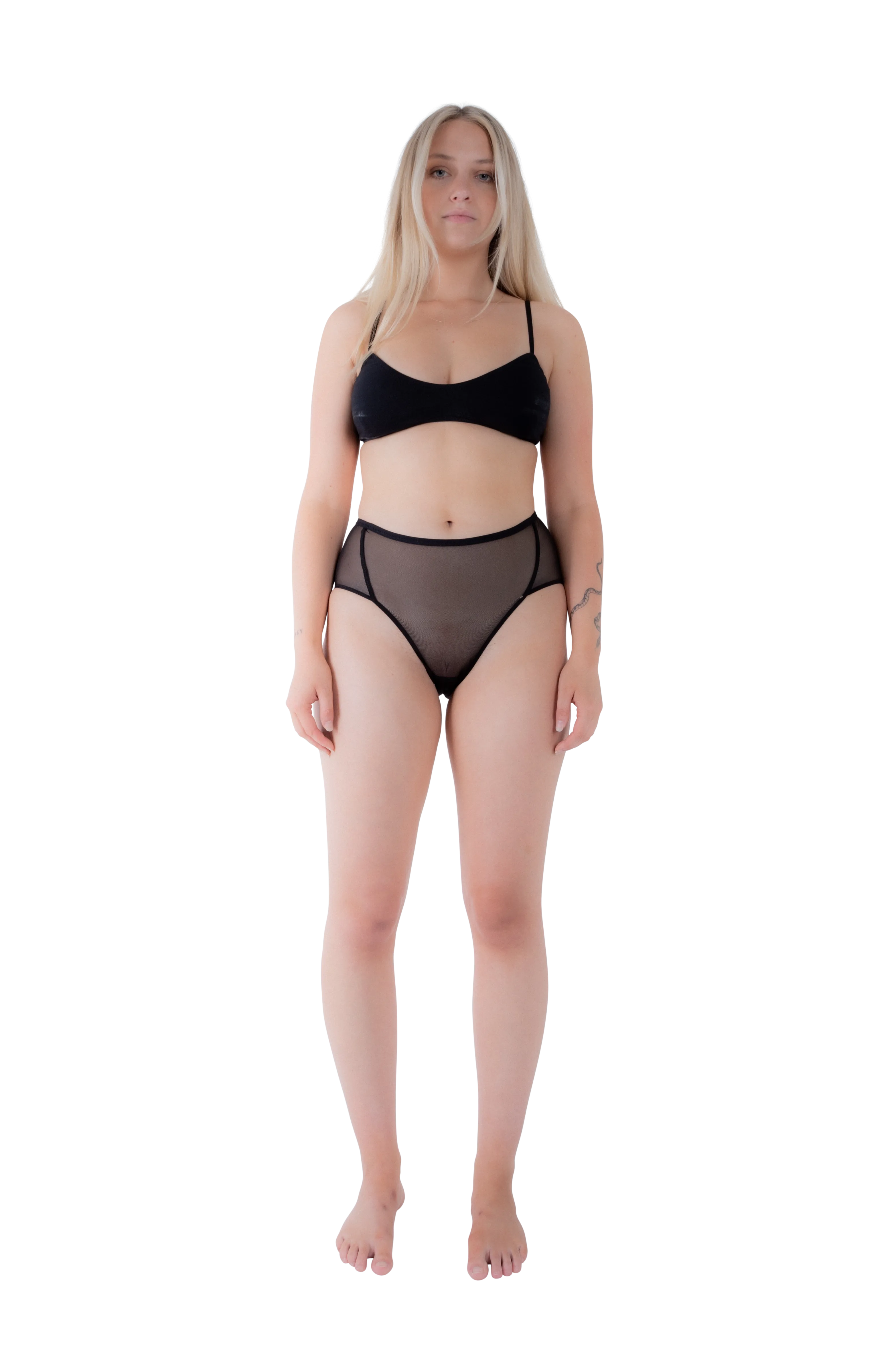 Mesh Full Brief - Black (PO)
