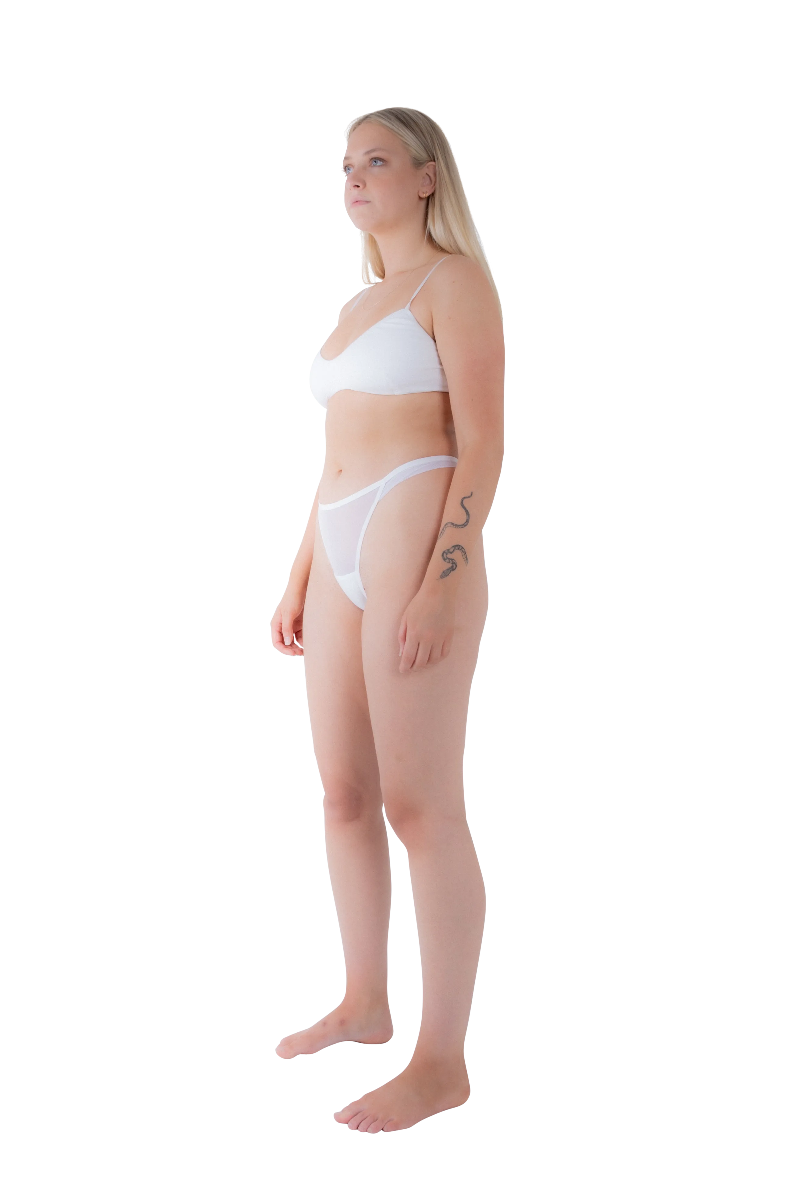 Mesh Mid G Brief - White (PO)