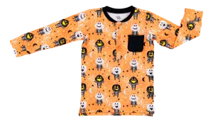 Michael Glow In The Dark Long Sleeve Henley T-Shirt