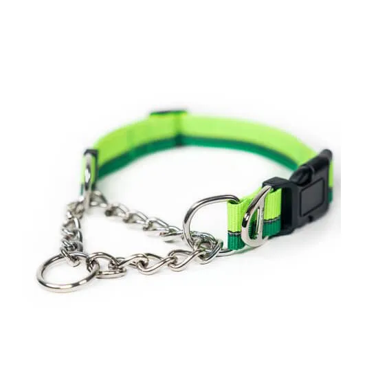 Mighty Paw Reflective Martingale Chain Cinch Collar