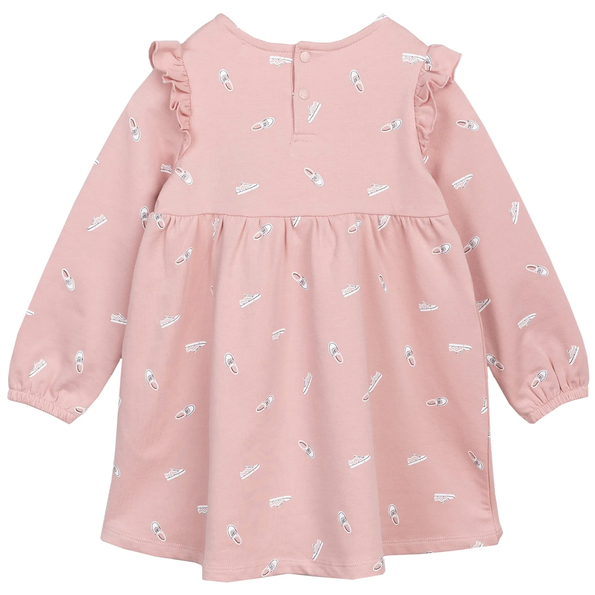 Miles the Label Sneaker Print Rose Terry Dress