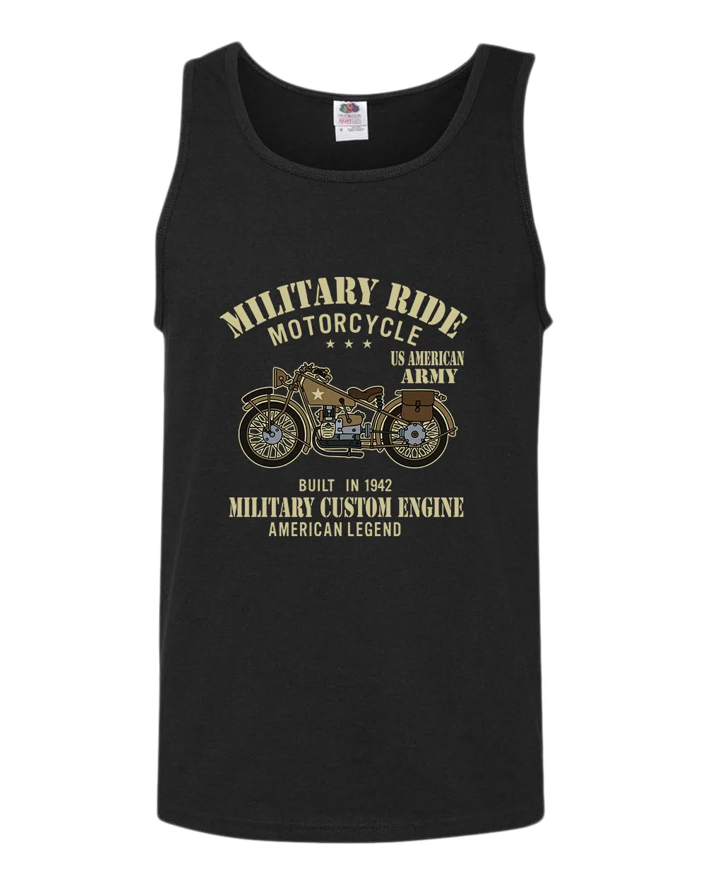 Military custom engine American legend tank top