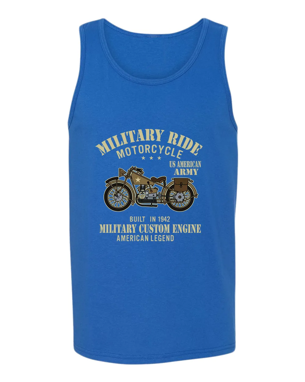 Military custom engine American legend tank top