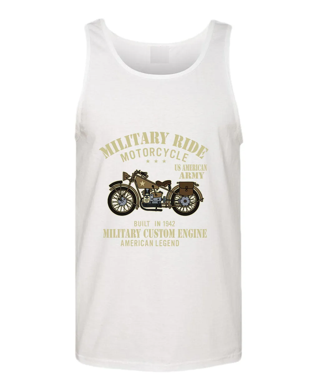 Military custom engine American legend tank top