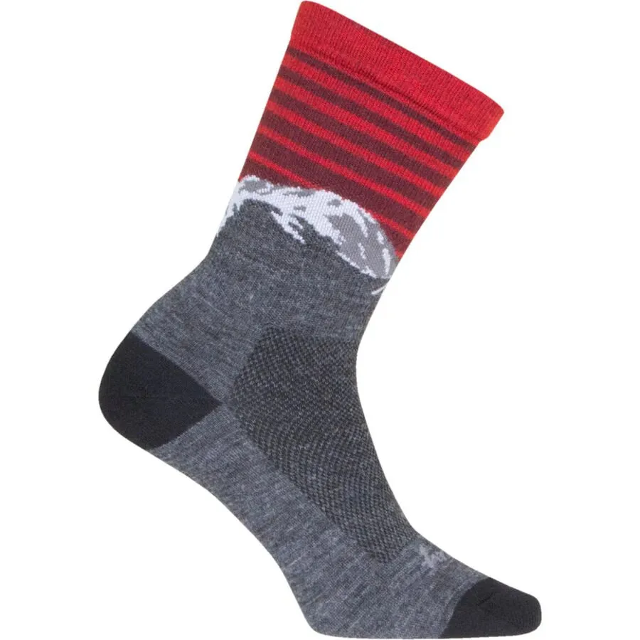 Mountain-Gray Wool Socks | Camp Series