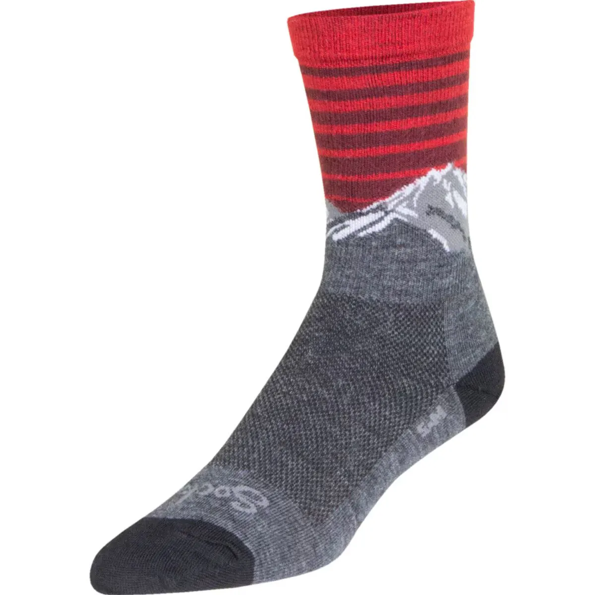 Mountain-Gray Wool Socks | Camp Series