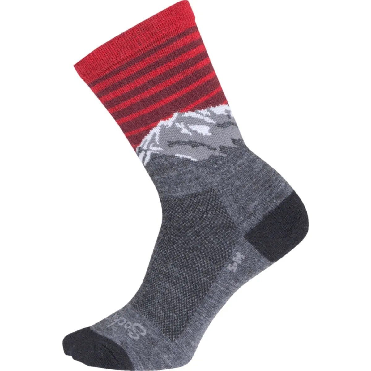 Mountain-Gray Wool Socks | Camp Series