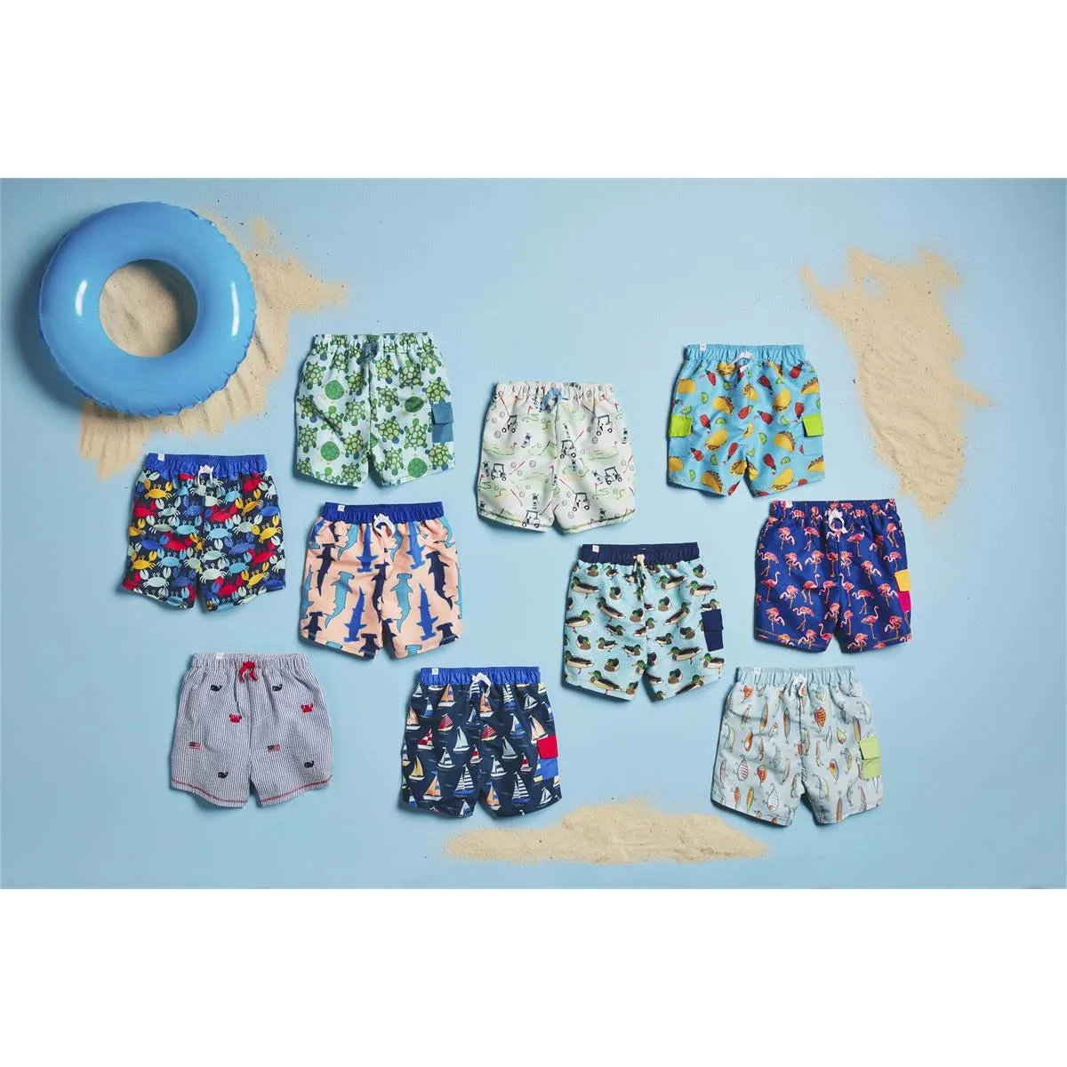 Mud Pie Crab Swim Trunks