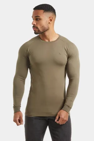 Muscle Fit T-Shirt in Khaki