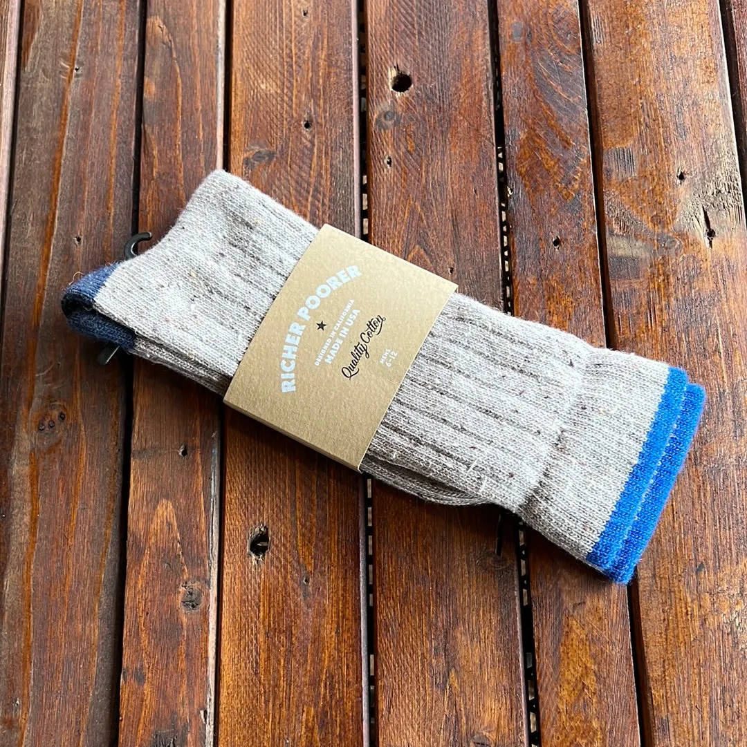 MUW-TRHD01 Richer Poorer Trailhead Wool Natural Socks