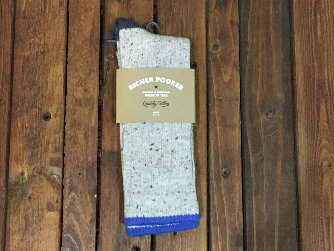 MUW-TRHD01 Richer Poorer Trailhead Wool Natural Socks